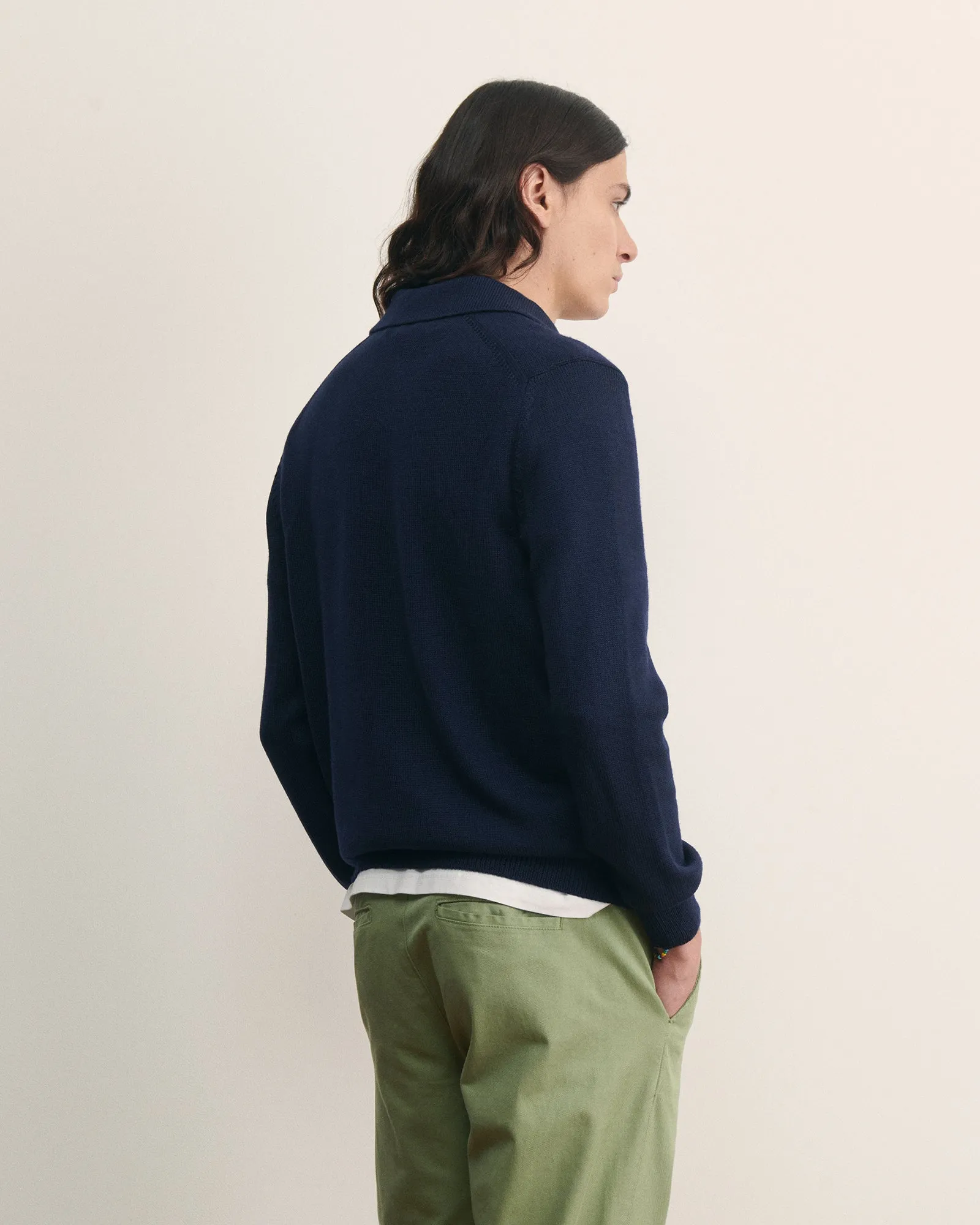 "Patch Coeur" guillaumin merino wool sweater