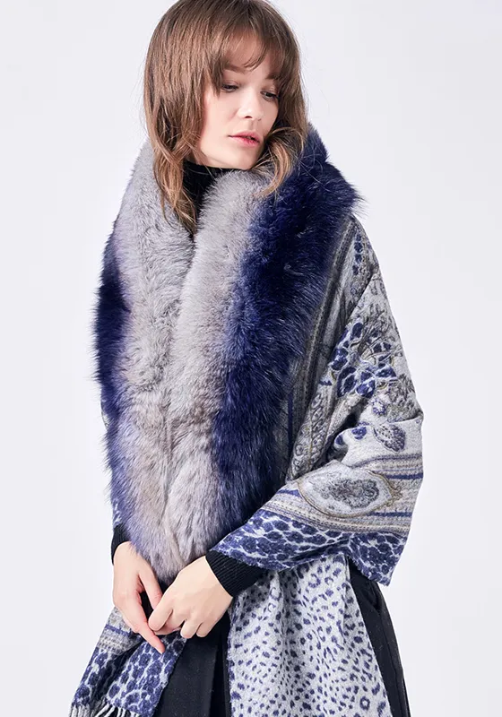 Real Fox Fur Luxury Scarf