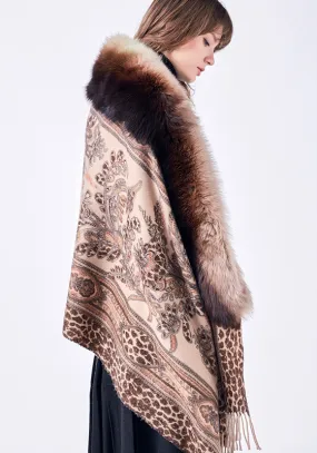 Real Fox Fur Luxury Scarf