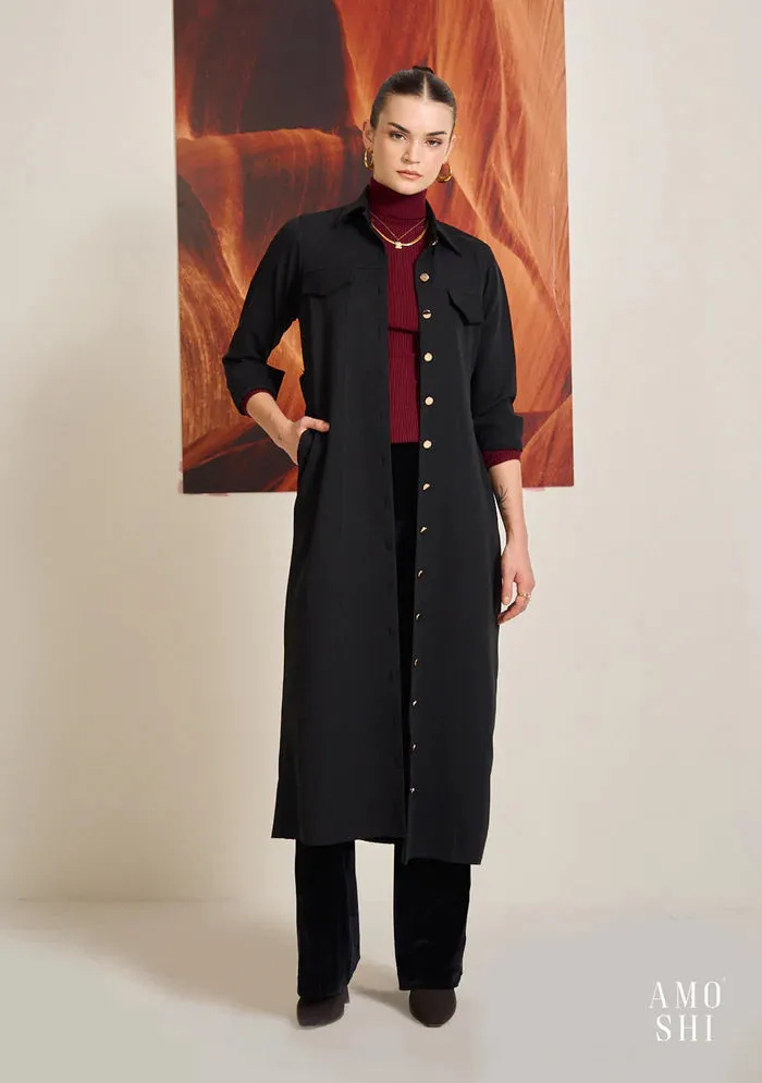 Relaxed fit 2 in 1 Trench Coat Dress - Women