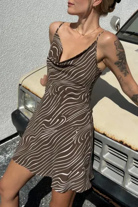 Retro Zebra Lola Mini Dress