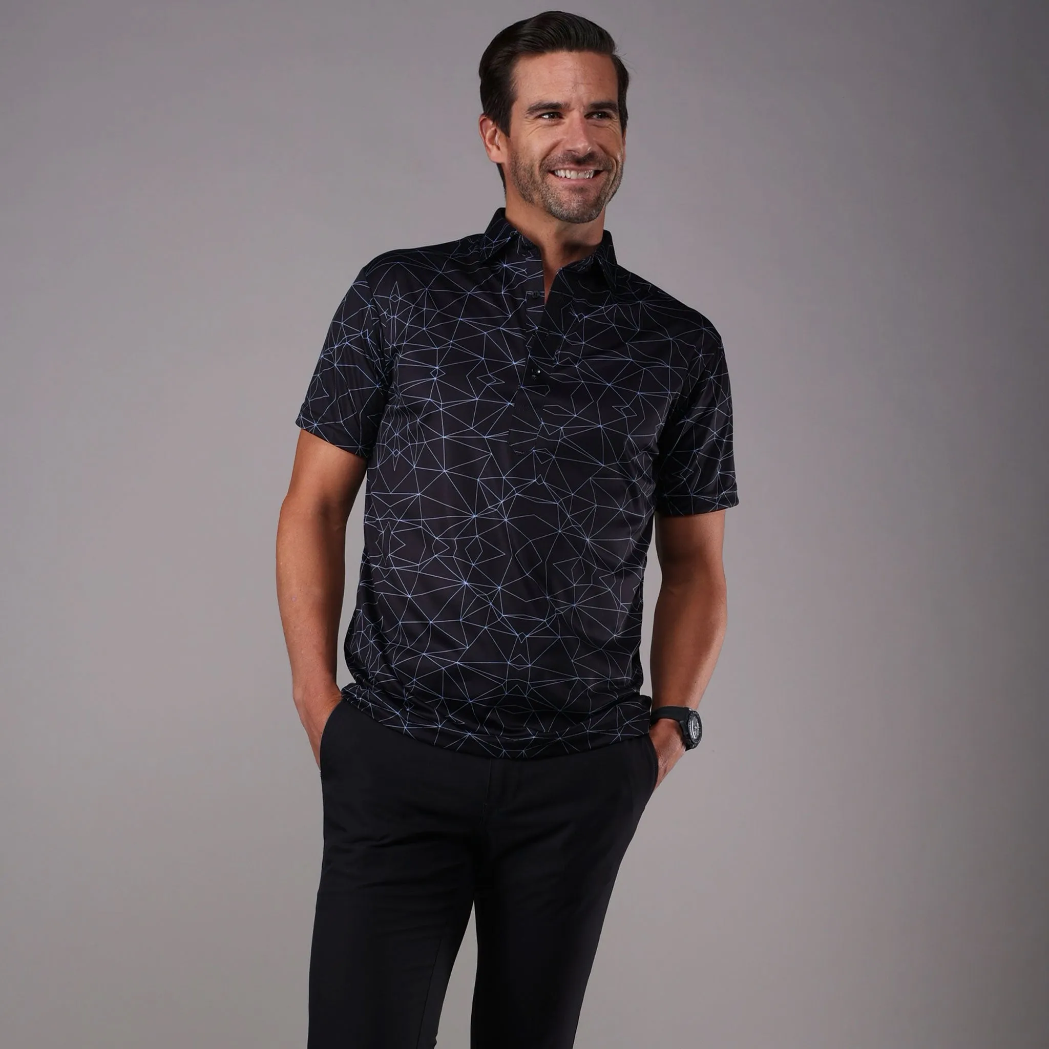 Semi-Spread Collar Polo The Constellation