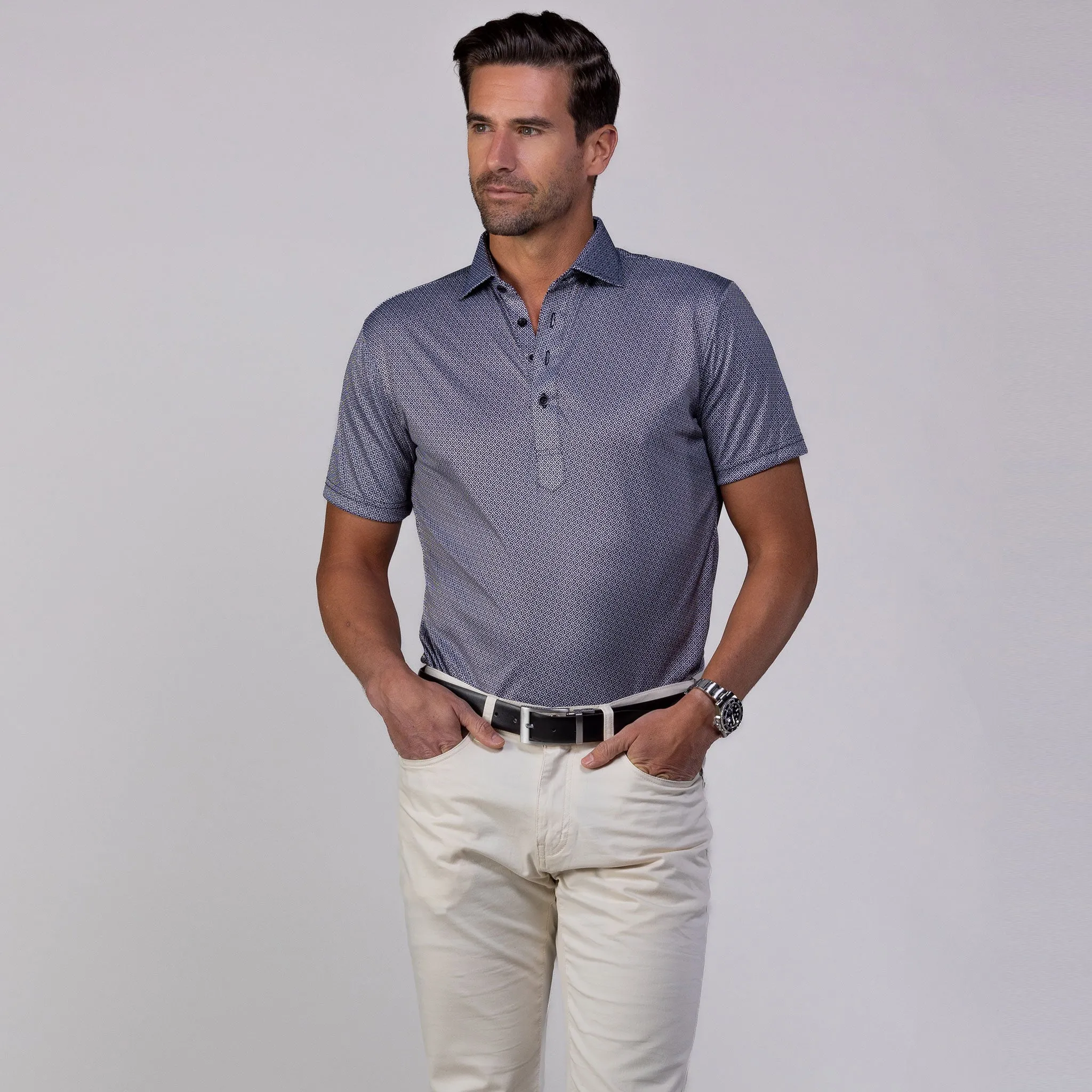 Semi-Spread Collar Polo The Xeron