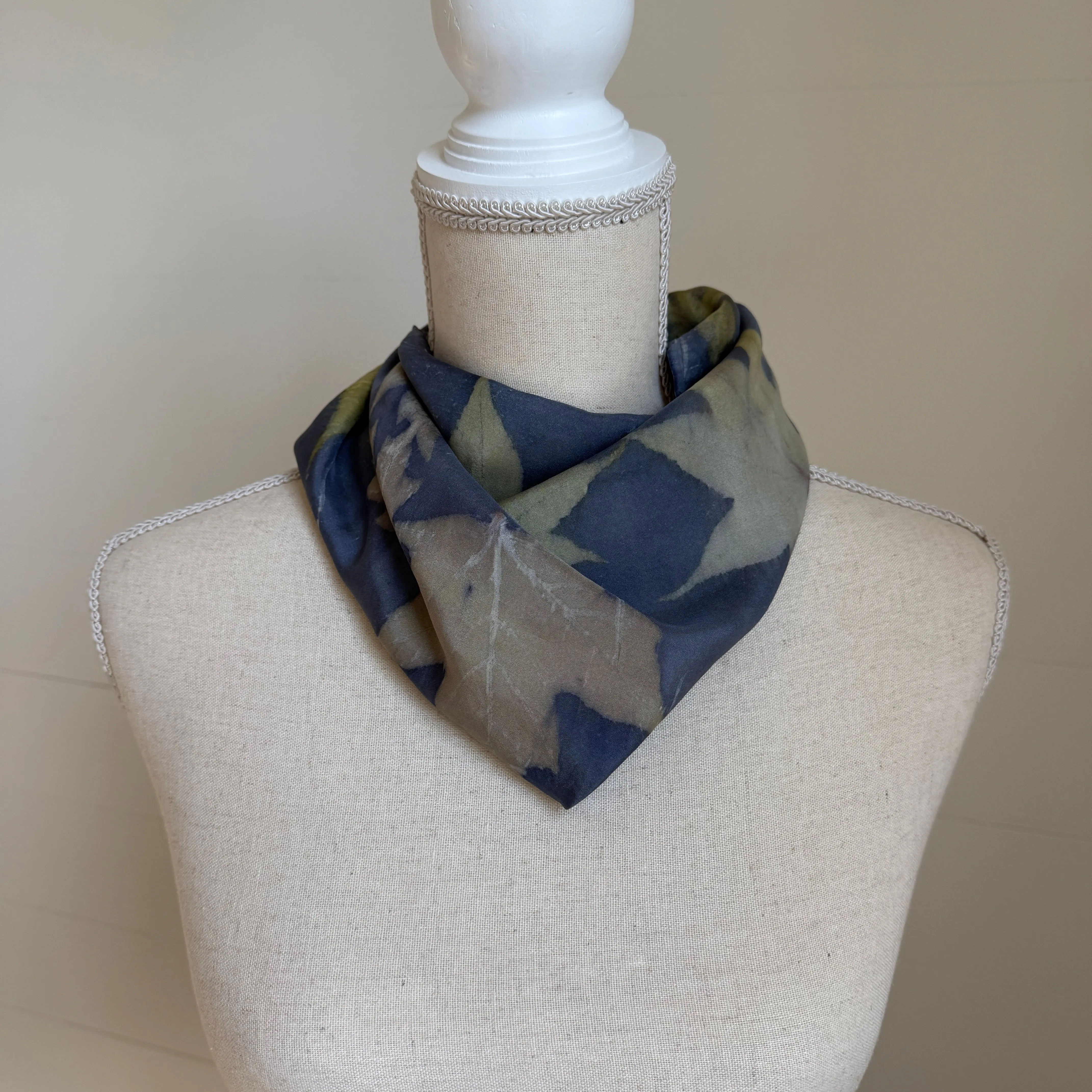 Silk Scarf | "Linda" Dark Logwood