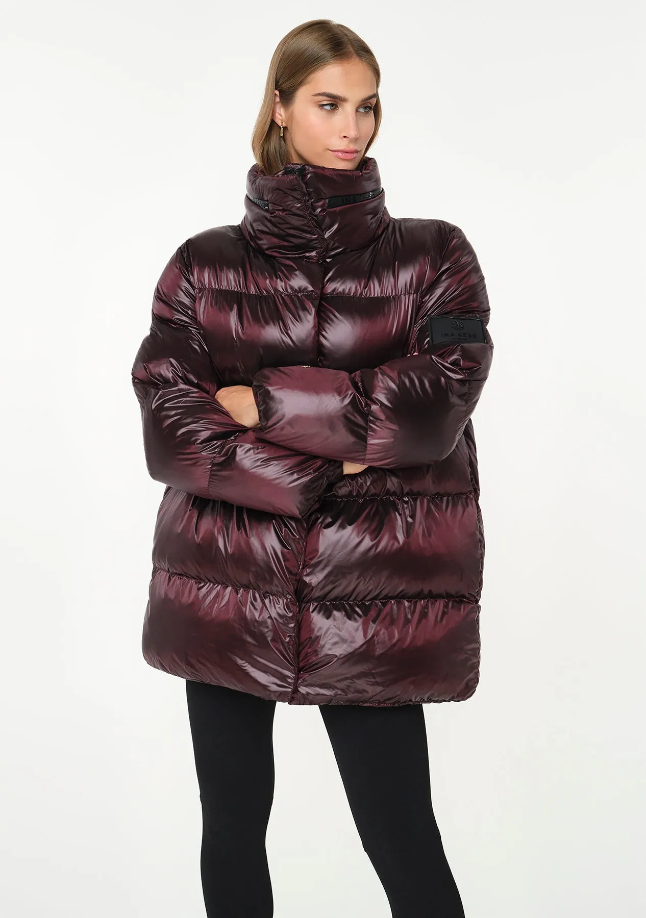 SQN Puffer Jacket tawny port