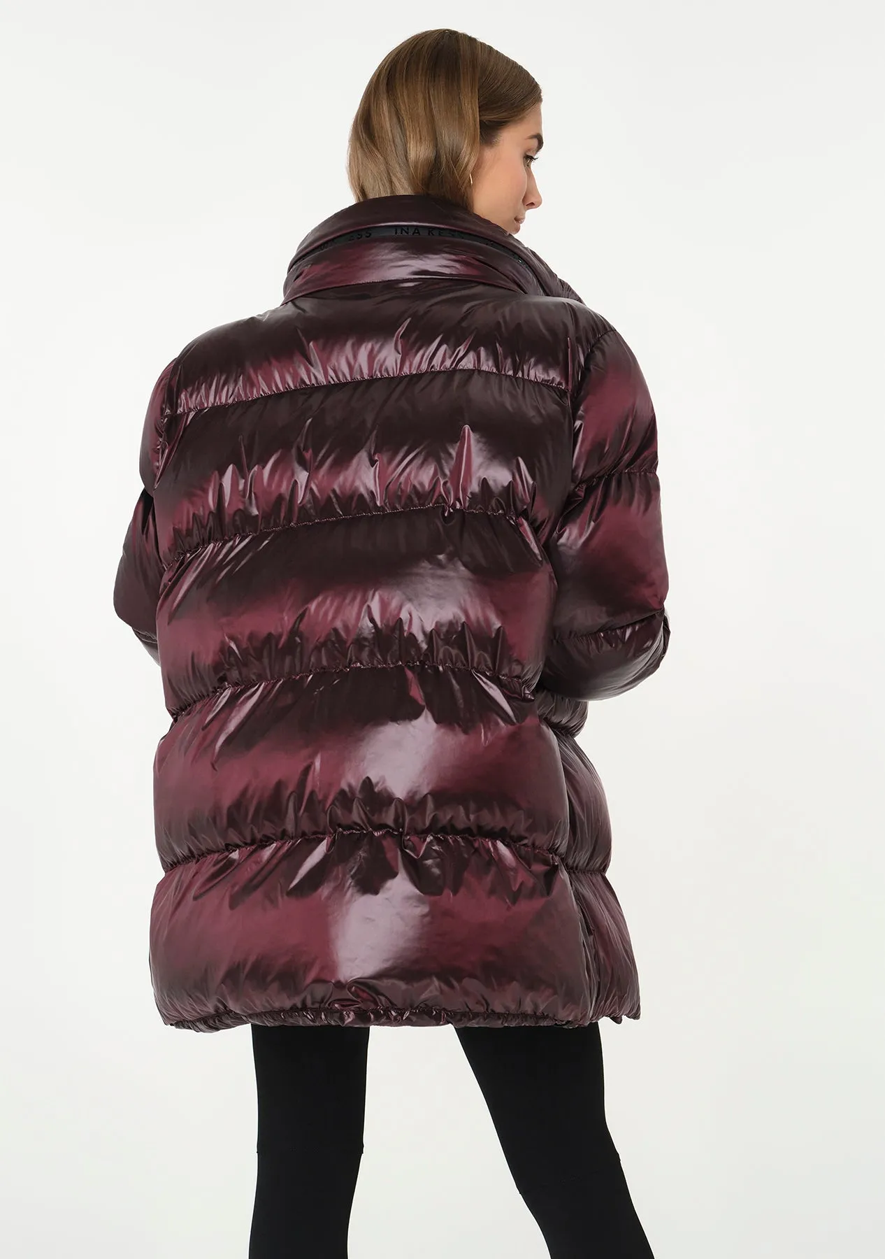 SQN Puffer Jacket tawny port