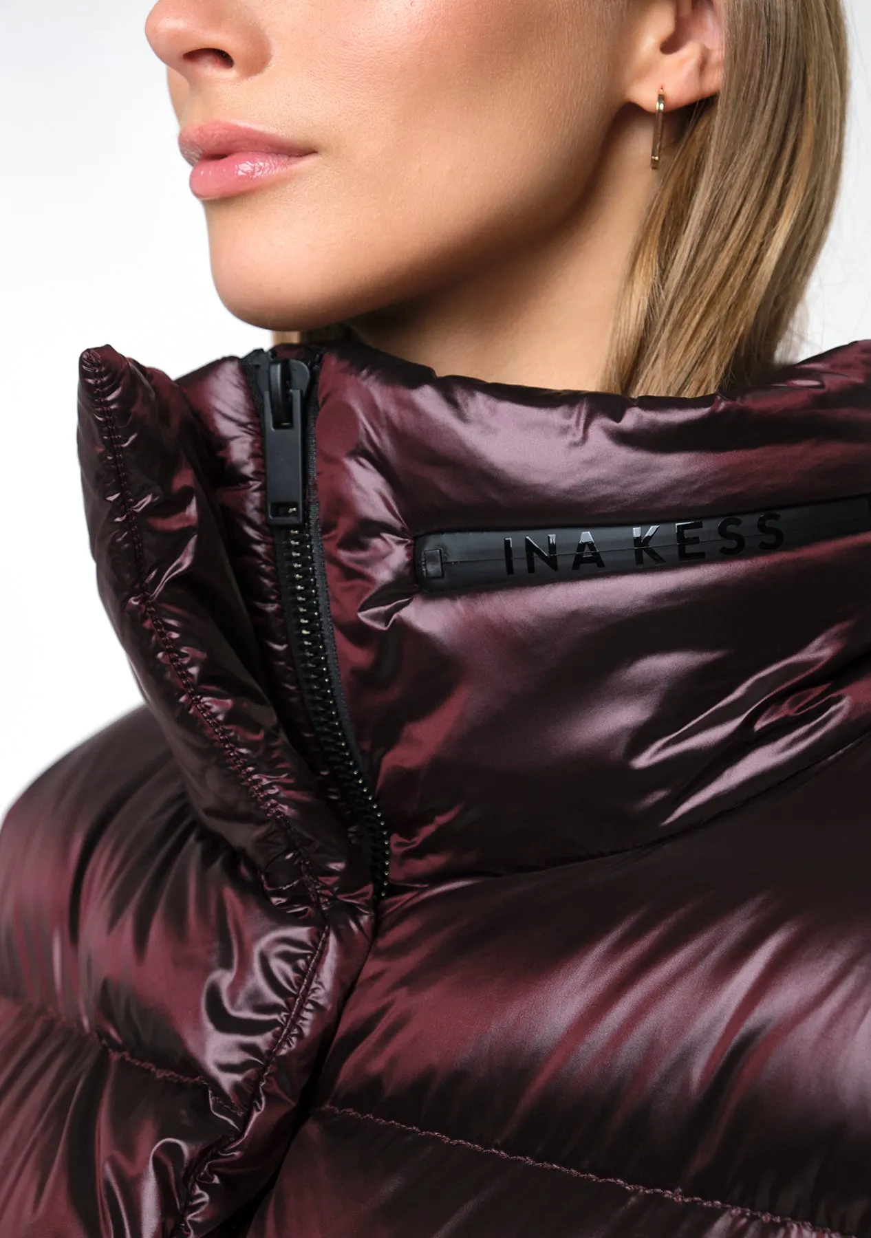 SQN Puffer Jacket tawny port