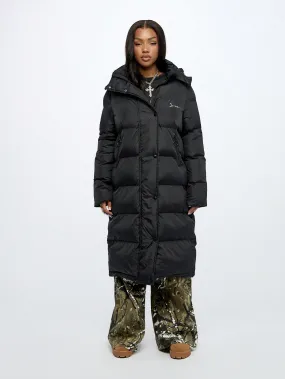 SUMWON WOMEN Longline Hooded Puffer Jacket