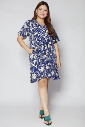 Tayler V Dress in Blue Yard