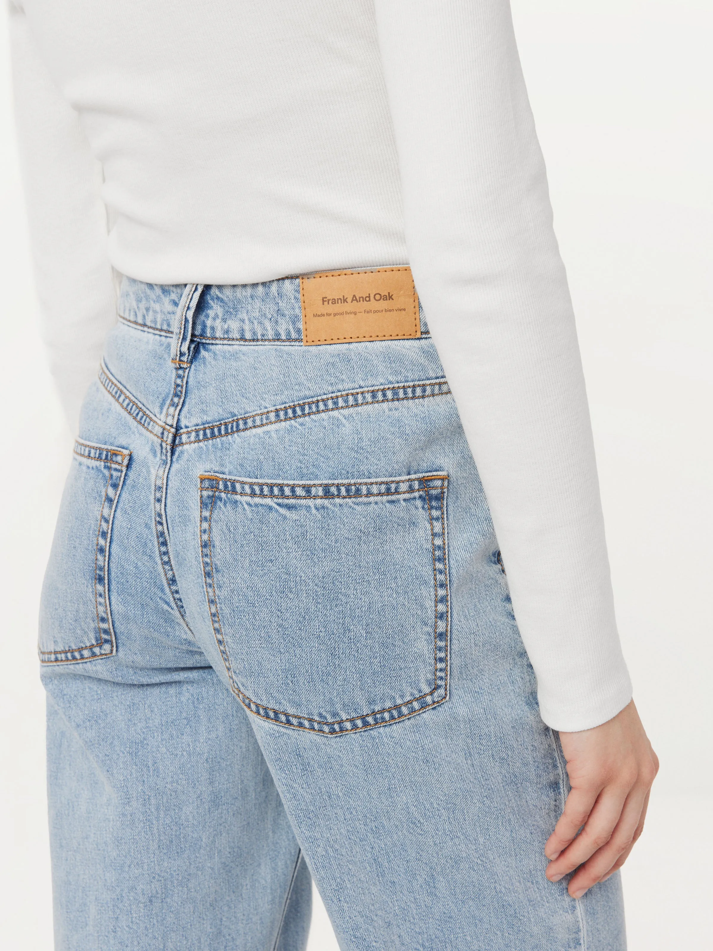 The Courtney Loose Jean in Washed Blue