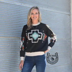 The Happy Trails Aztec Sweater