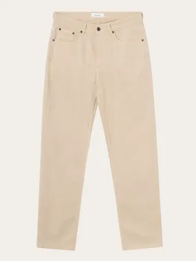 TIM 5-pocket canvas relaxed fit pant - Safari