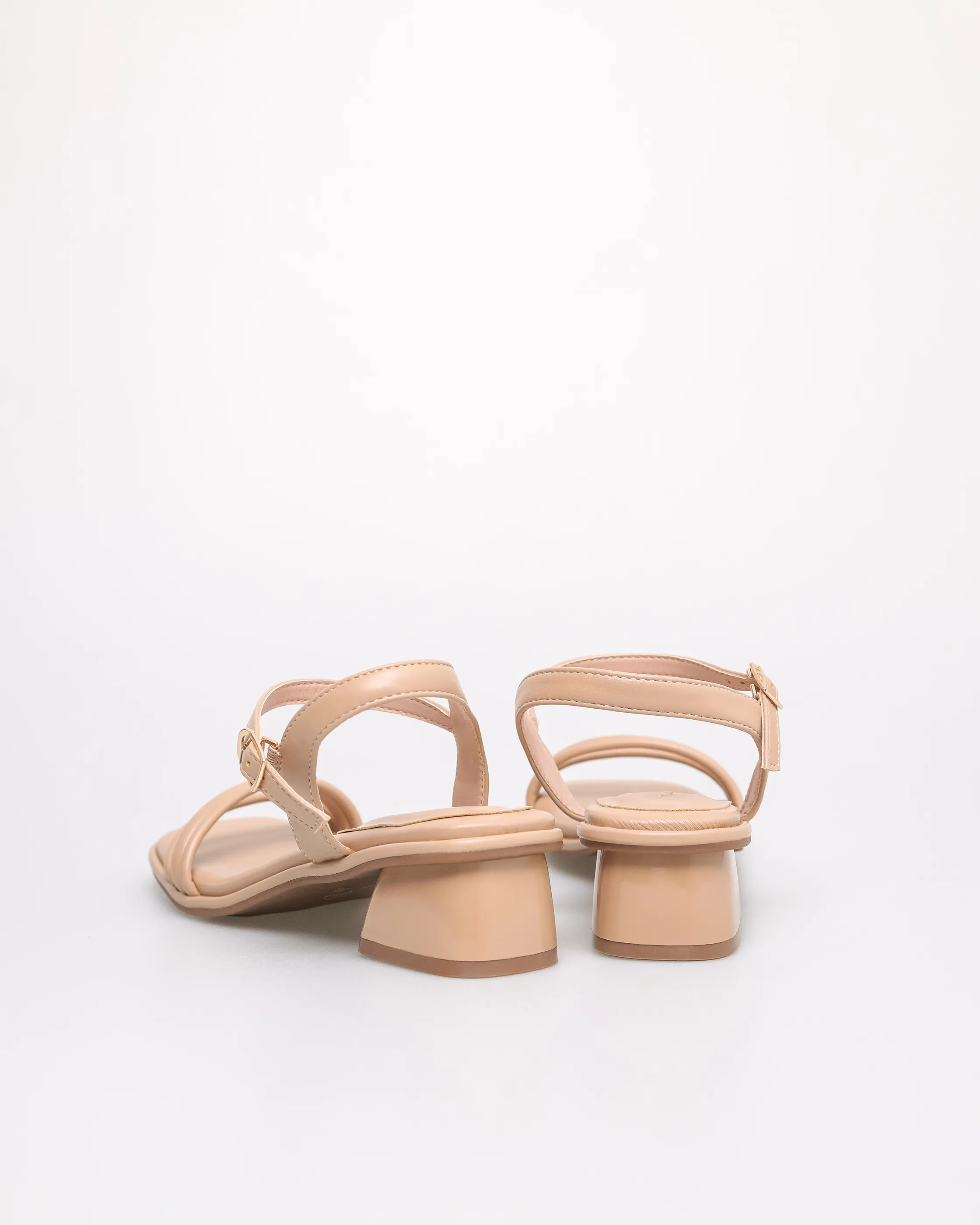 Tomaz NN376 Ladies Strappy Slingback Heels (Nude)