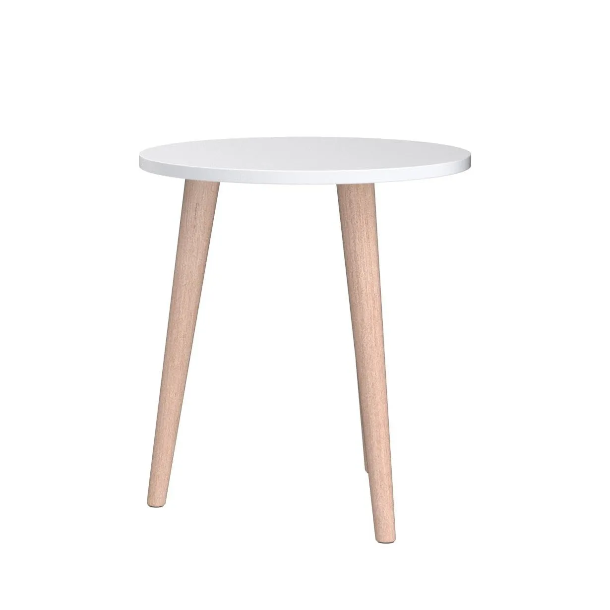 UHUD CRAFTS Wooden Side Table Multi Purpose End Table, Coffee Table for Living Room Balcony Furniture Table Round Shape