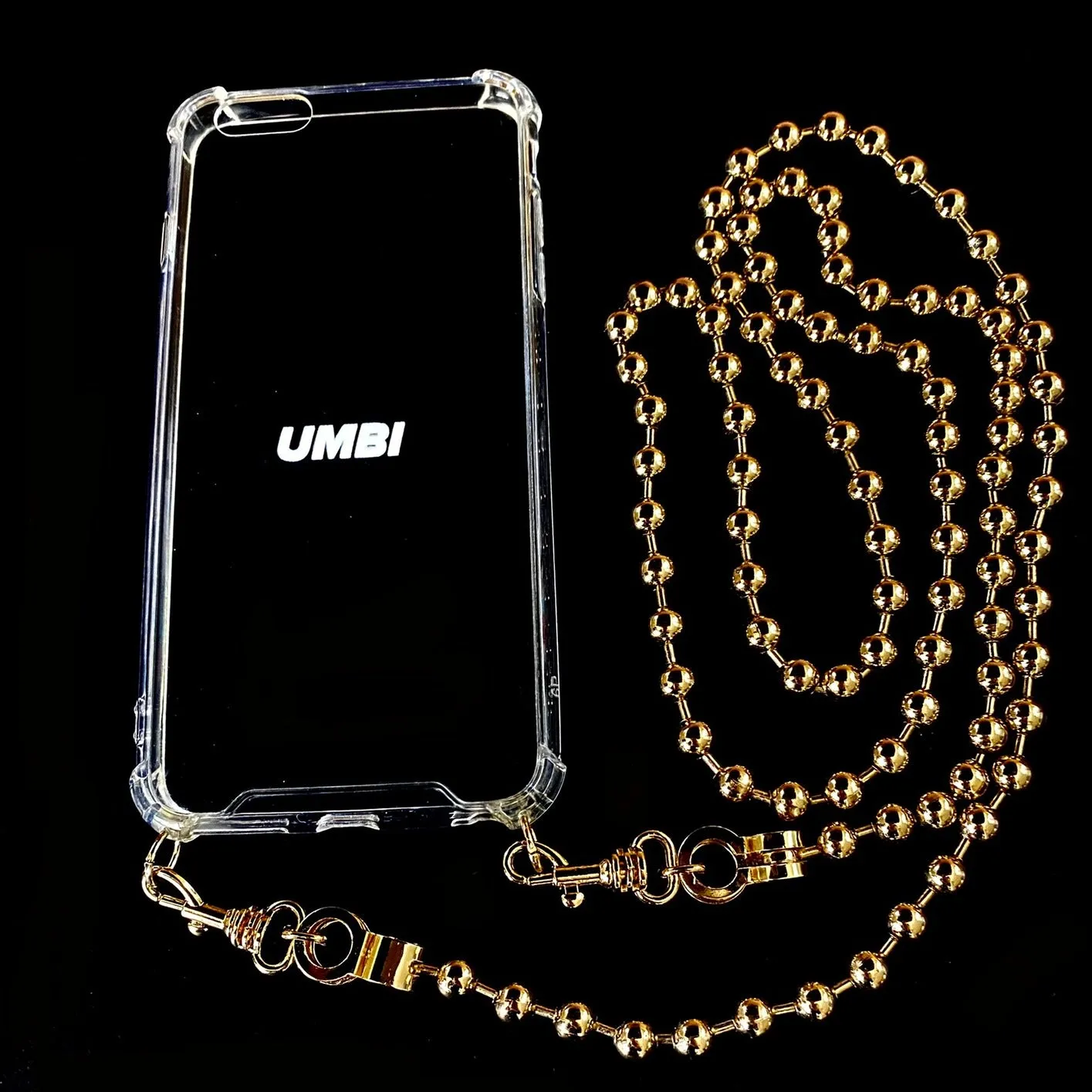 UMBI Moon IBIZA. Gold Strap with a Cover