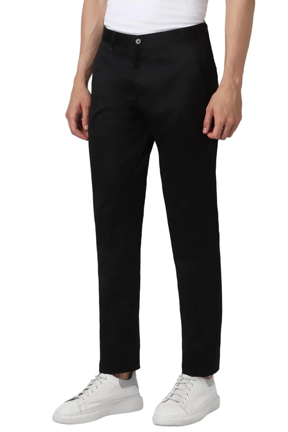 Van Heusen Men's Slim Pants (VHTFFSLB461857_Black