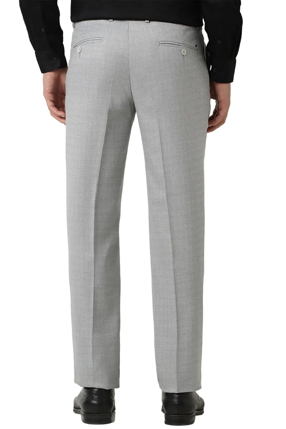 Van Heusen Men's Slim Pants (VHTFFSLBO27212_Light Grey