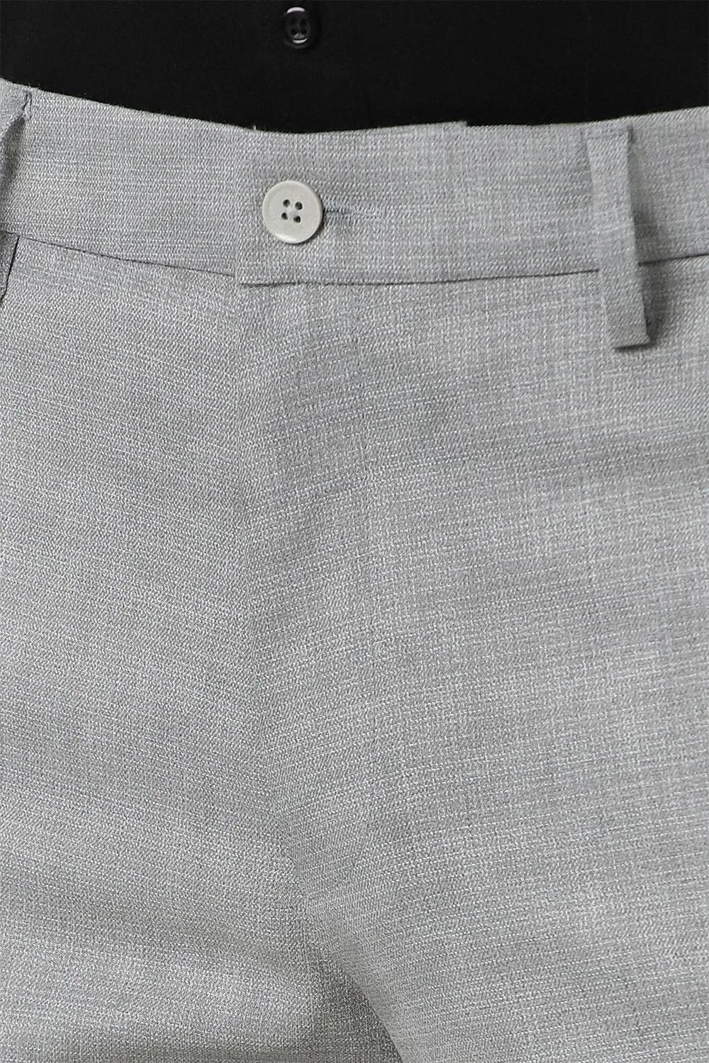 Van Heusen Men's Slim Pants (VHTFFSLBO27212_Light Grey