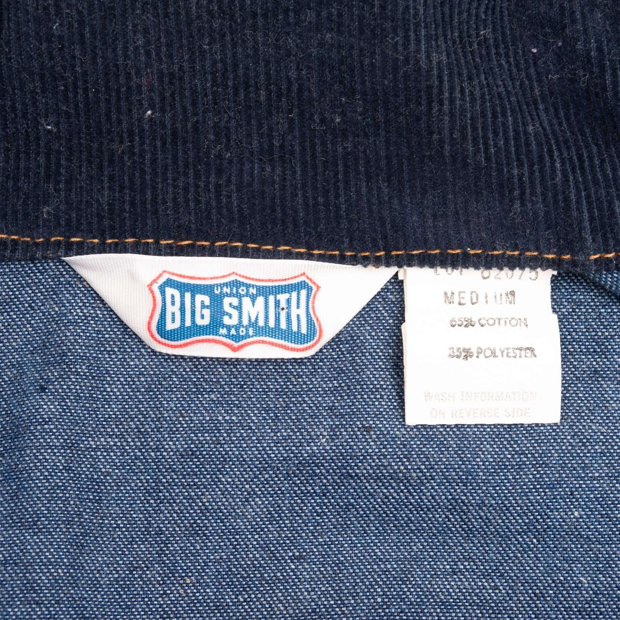 VINTAGE BIG SMITH DENIM JACKET 1960S SIZE MEDIUM MADE IN USA