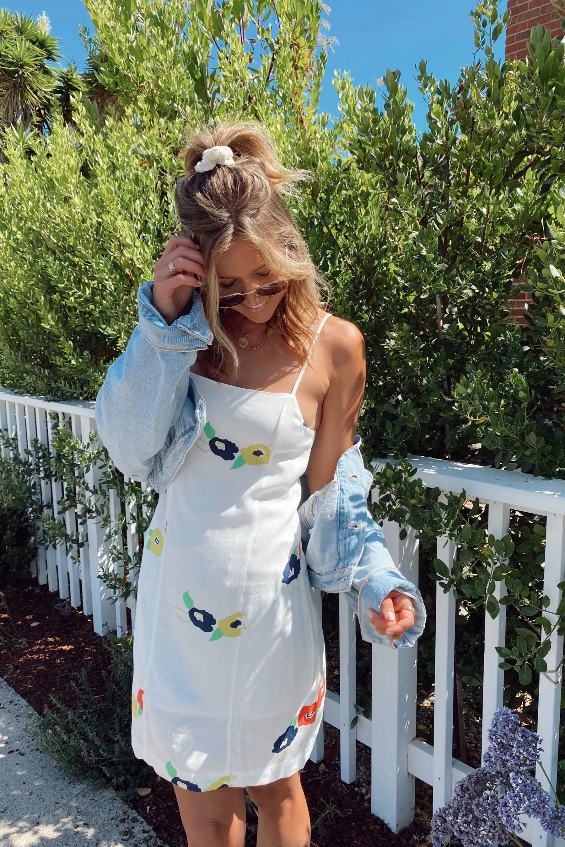 White April Rose Dress