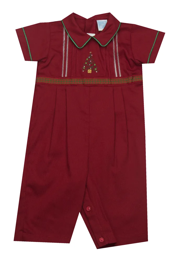 Will Beth Red Holiday Romper