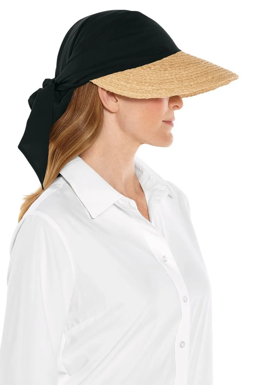 Women's Abril Scarf Hat  |  Black