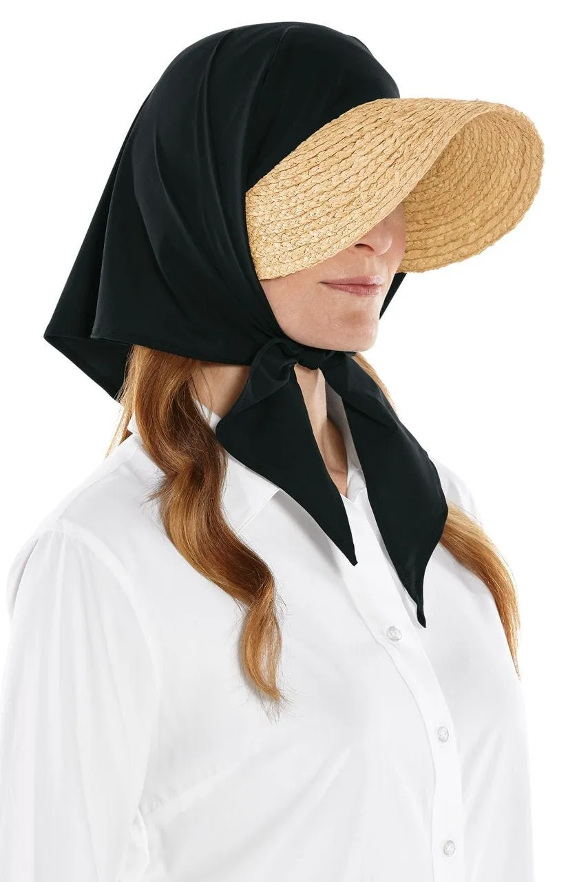 Women's Abril Scarf Hat  |  Black