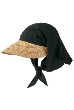 Women's Abril Scarf Hat  |  Black