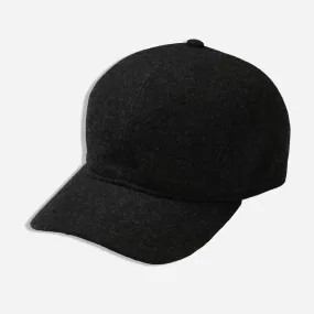 Wool Baseball Charcoal Cap