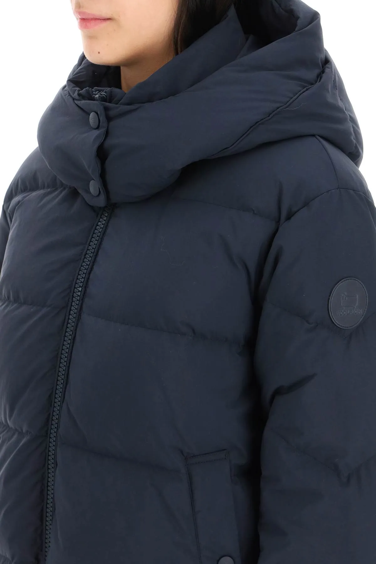 Woolrich down jacket with detachable hood