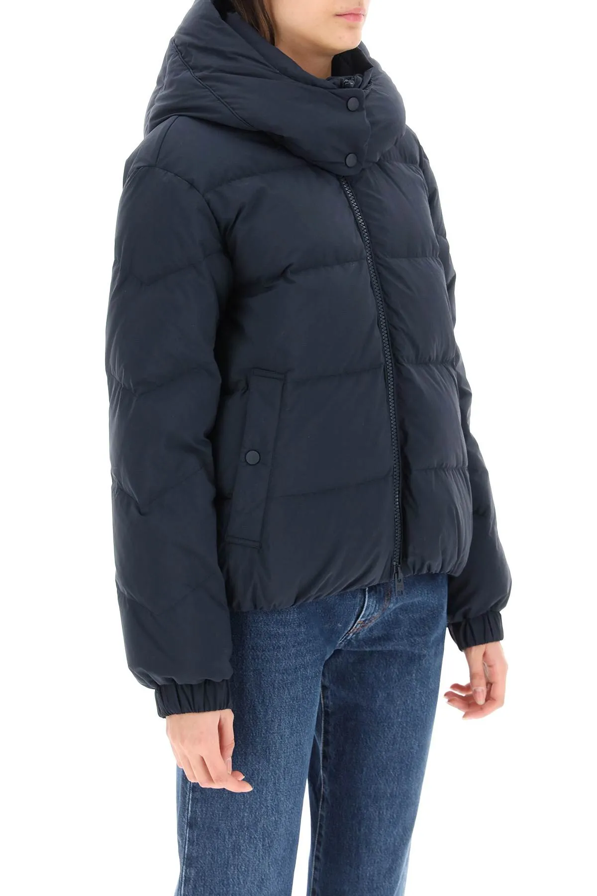 Woolrich down jacket with detachable hood