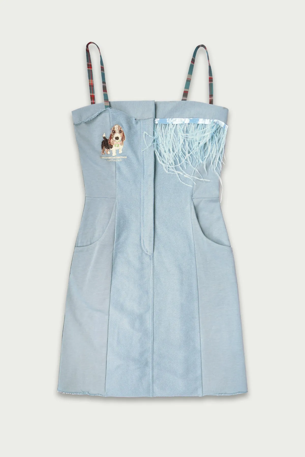 WXC | Embroidered Doggie Slip Dress