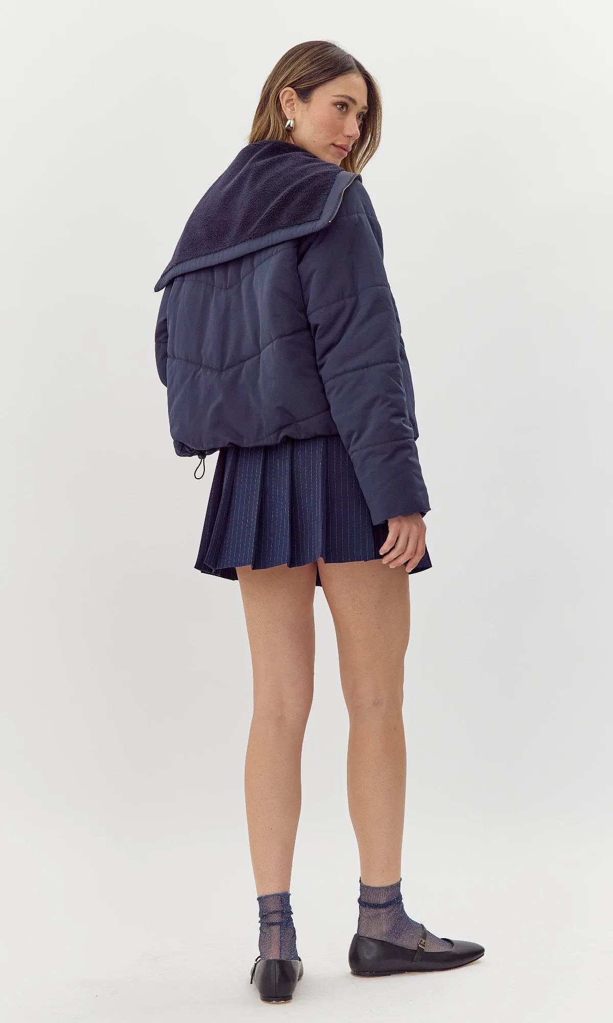 Zora Zip Up Puffer